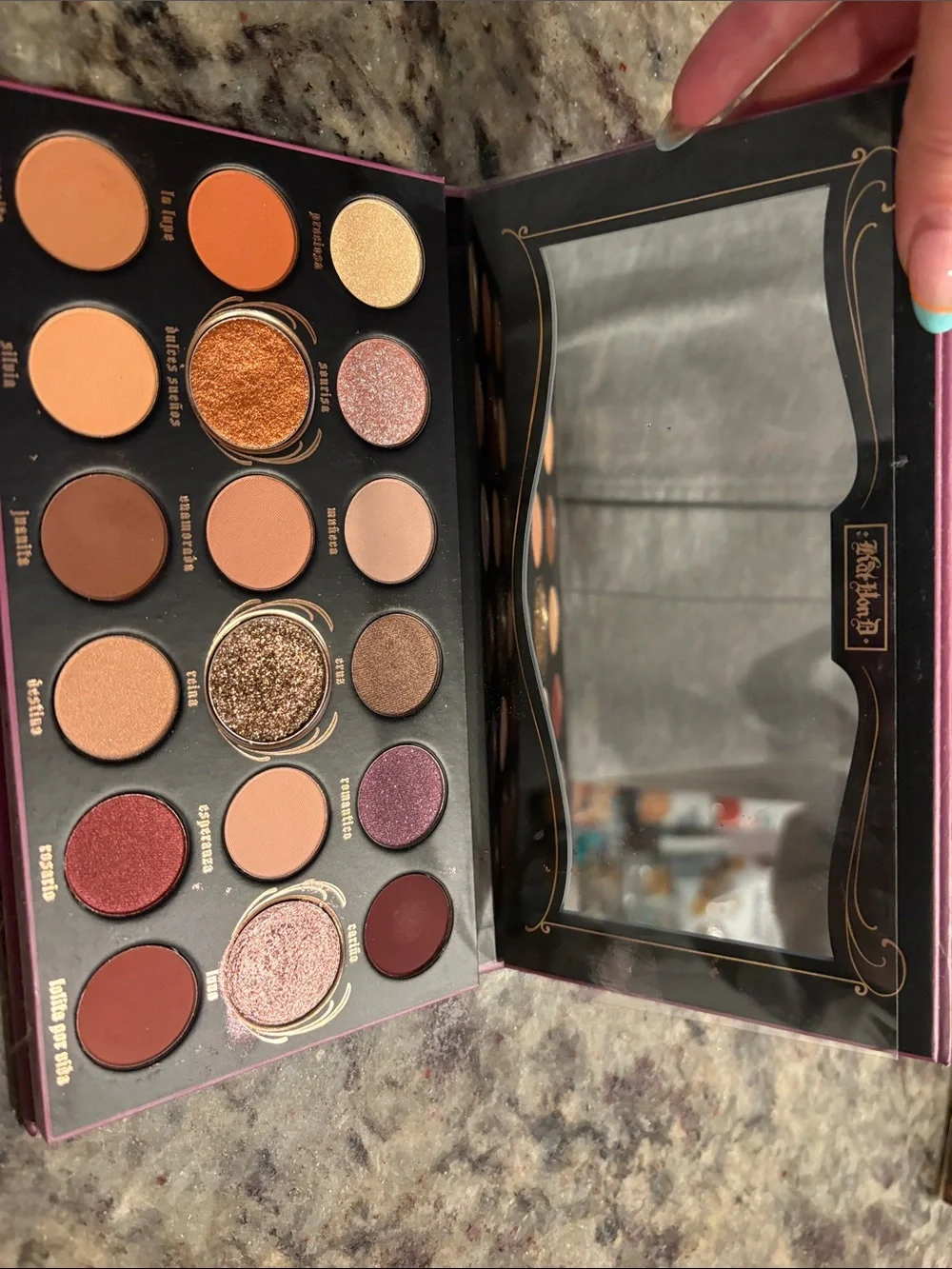 Kat Von D LOLITA Eyeshadow Palette — Pink & Coral Packaging